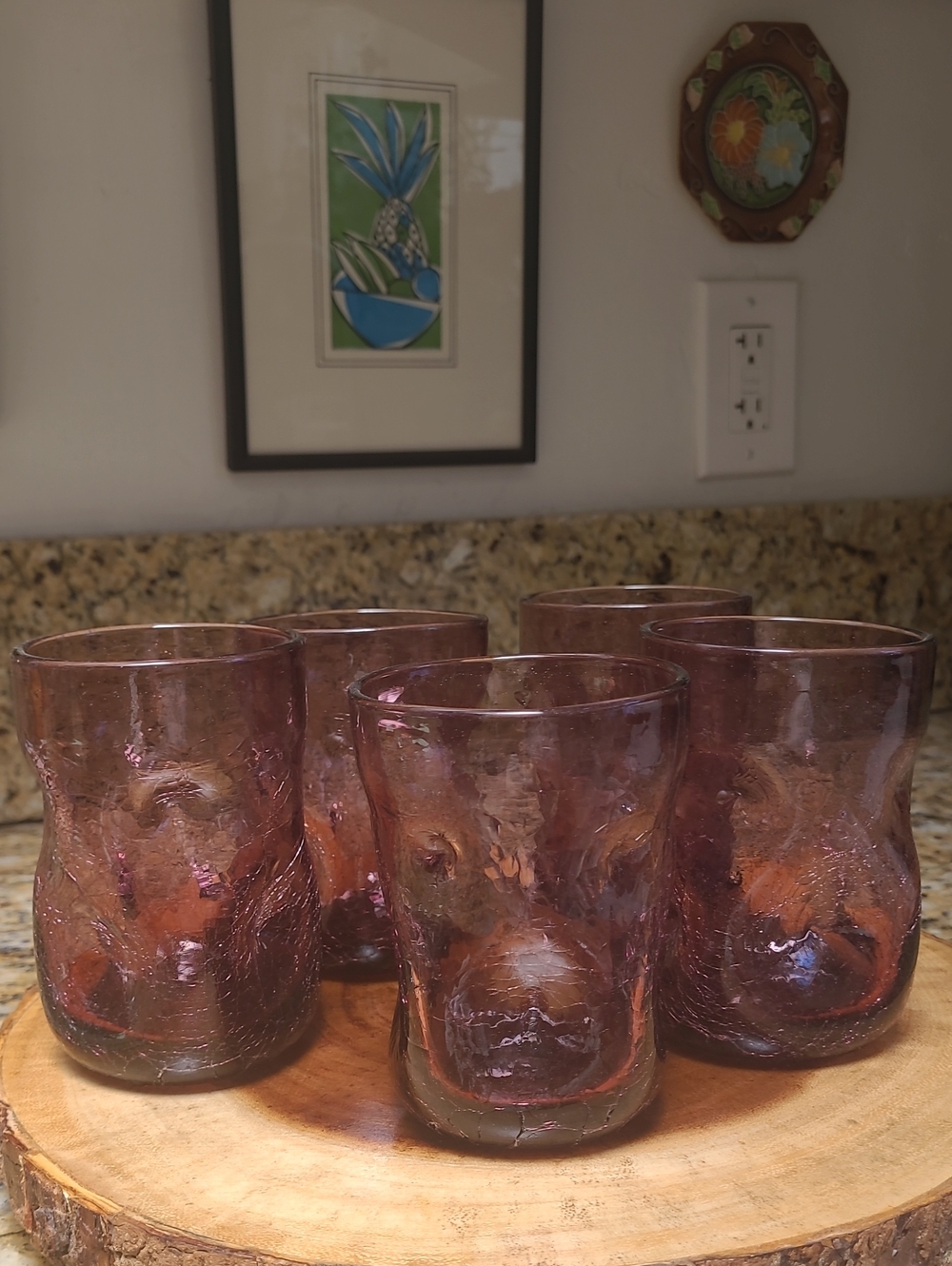 Vintage Blenko Tumblers Set